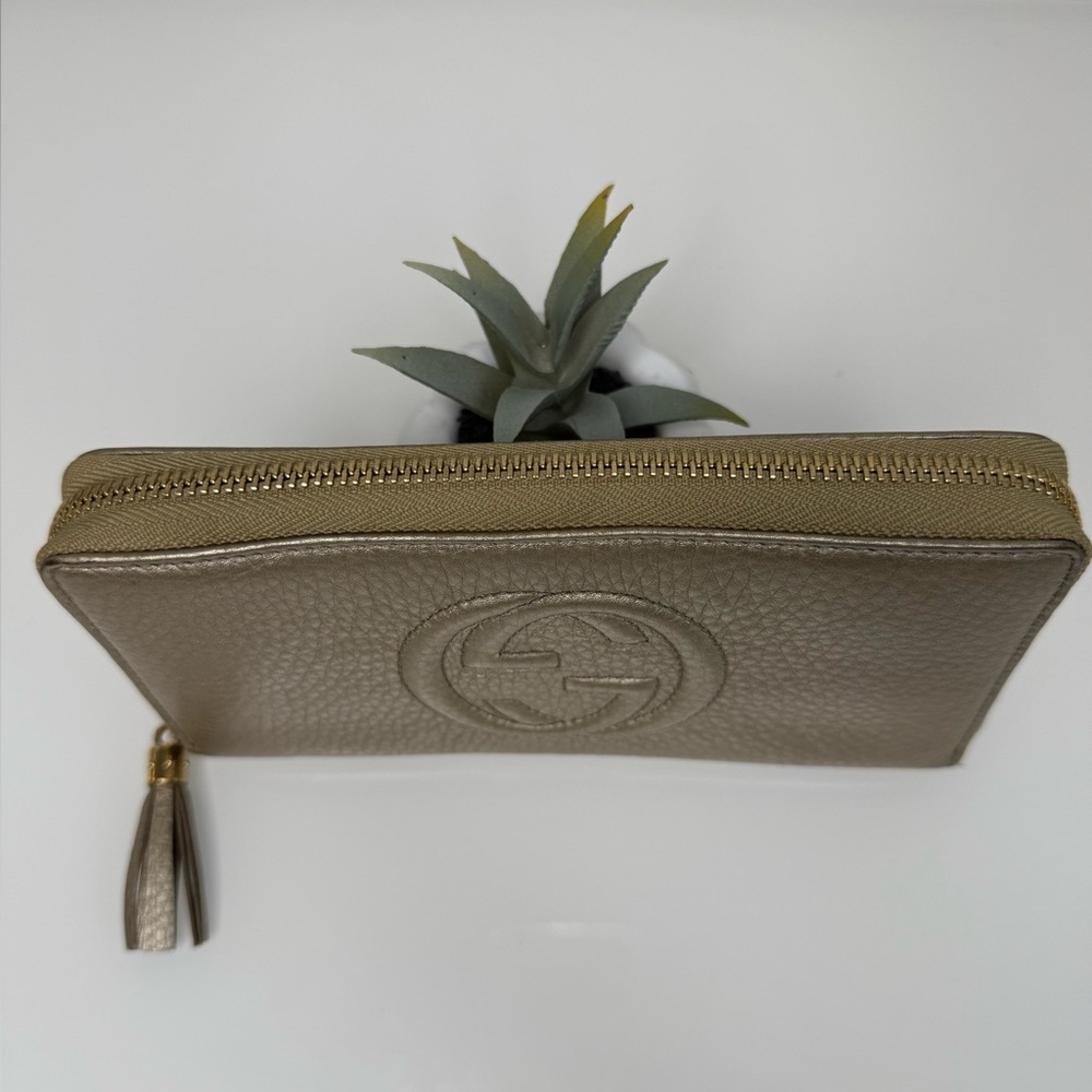 GUCCI Soho Wallet - metallic Champagne - Picture 2 of 9